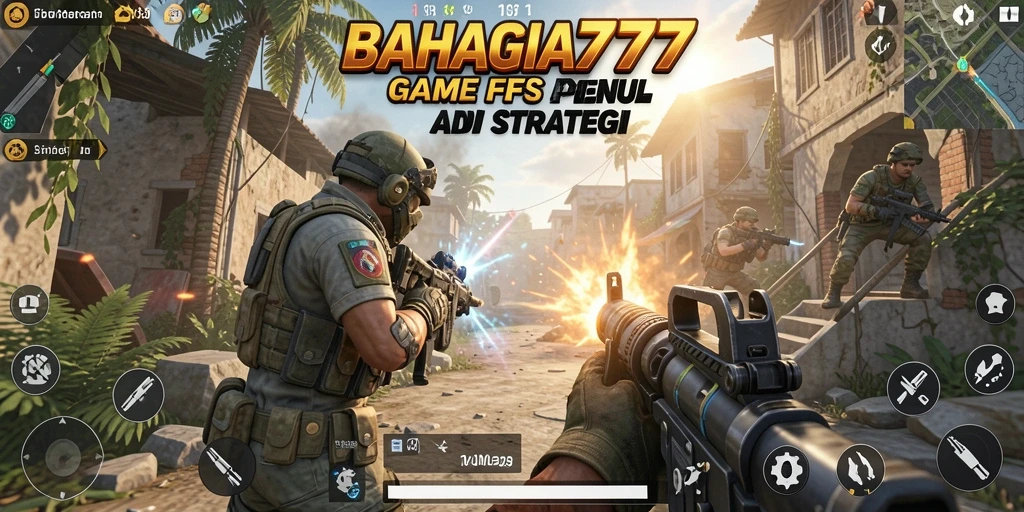 Tampilan gameplay seru BAHAGIA777 dalam mode FPS.