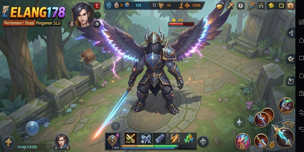 Tangkapan layar gameplay ELANG178 yang menunjukkan pertempuran epik.