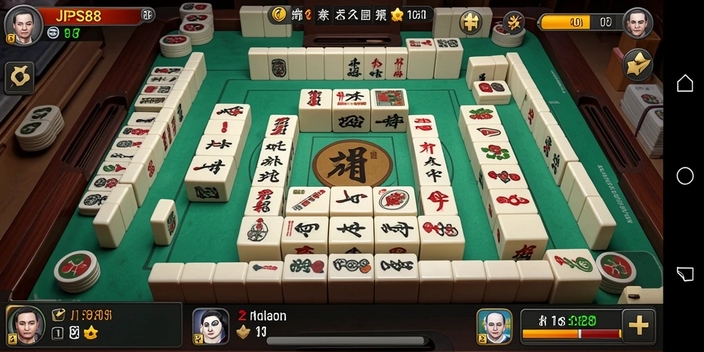 Tampilan utama JPS88 dengan gameplay Mahjong yang menarik dan seru.