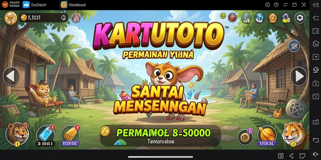 Tampilan gameplay KARTUTOTO yang seru dan mengasyikkan.