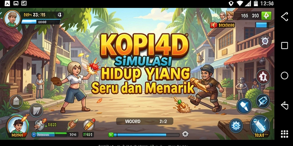Tampilan gameplay KOPI4D yang menarik dan interaktif.