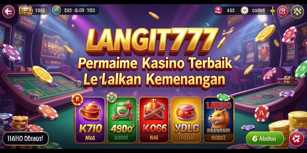 Tampilan gameplay Kasino yang menawan di LANGIT777.