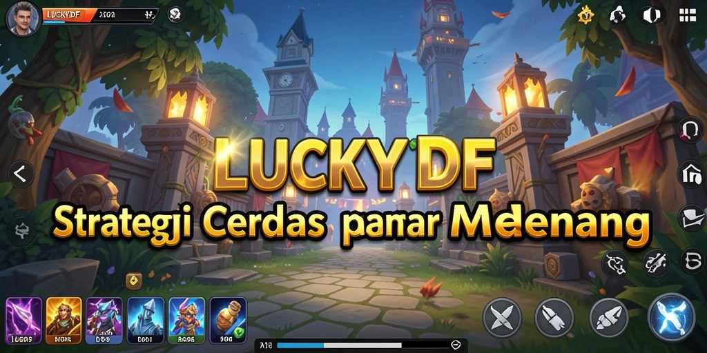 Tampilan gameplay <strong>LUCKYDF</strong> dengan serangan strategis dan taktik yang mendalam.