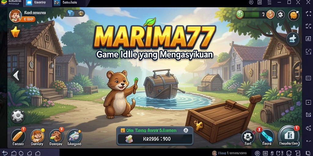 Tampilan menarik dan gameplay santai dari MARIMA77.