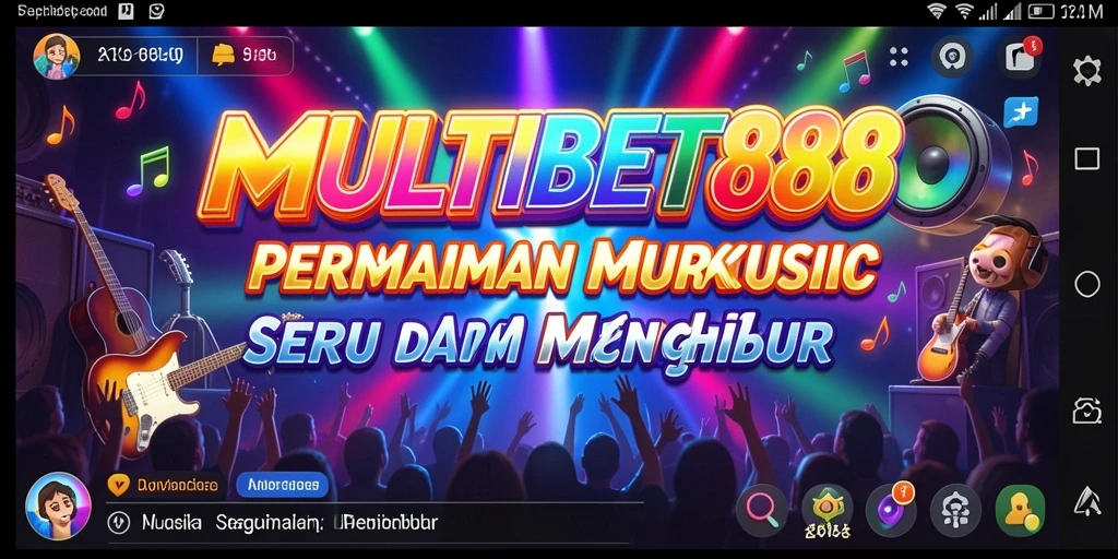 Tampilan gameplay MULTIBET88 dengan berbagai lagu yang menarik.