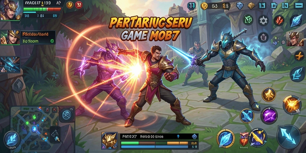 Tampilan gameplay PADI777 menunjukkan aksi seru dalam pertarungan tim.