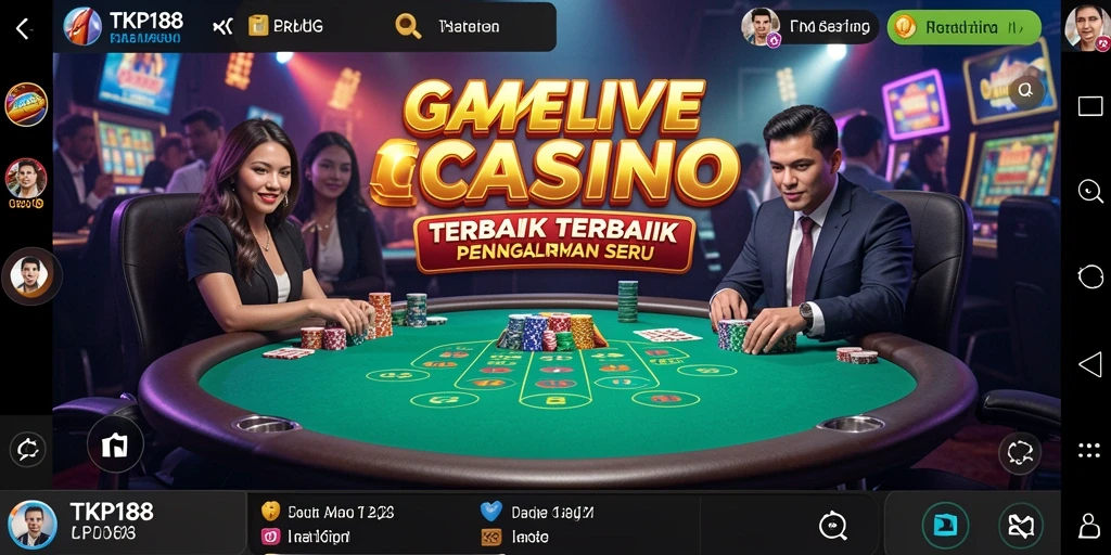Tampilan gameplay interaktif TKP188 yang menakjubkan dalam Live Casino.
