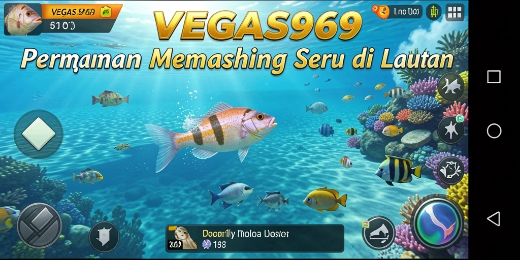 Screenshot utama VEGAS969 menampilkan momen memancing yang mendebarkan.